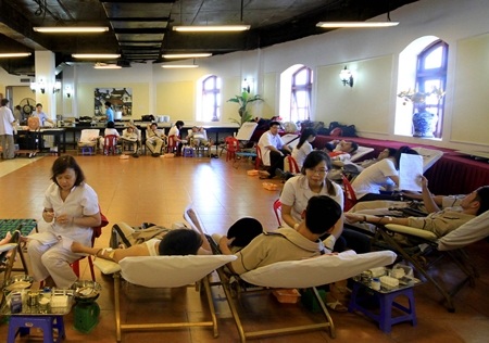 Chương trình đã huy động được hơn 110 đơn vị máu