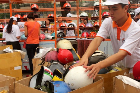 Những chiếc mũ kém chất lượng, mũ giả, mũ nhái sẽ được đem đi tiêu hủy