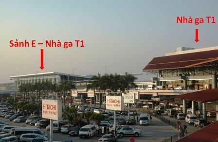 Jetstar Pacific chuyển sảnh khai thác ở sân bay Nội Bài - 4 Nơi làm thủ tục cũ và mới cách nhau khá xa