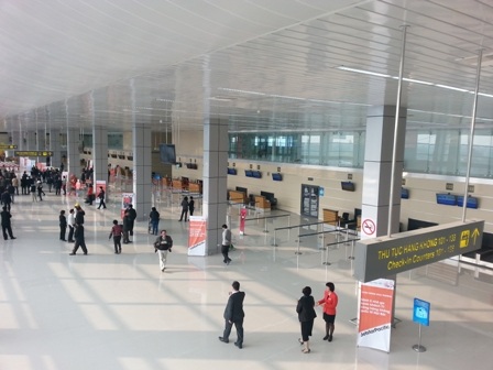 Sảnh E mới xây dựng vừa được đưa vào khai thác