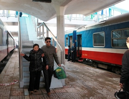 Hoạt động đi lại của hành khách và khai thác trong ga Hà Nội được đảm bảo.