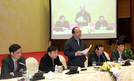 Phó Thủ tướng Nguyễn Xuân Phúc chủ trì Hội nghị trực tuyến