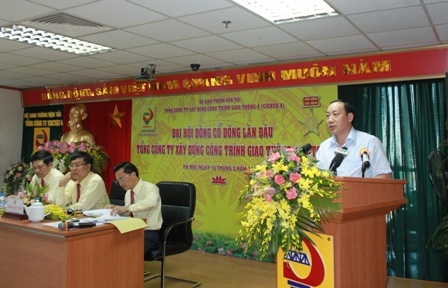 Thứ trưởng Nguyễn Hồng Trường dự Đại hội cổ đông lần 1 của Cienco 4