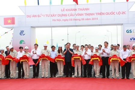 Khánh thành cầu vượt sông dài nhất Việt Nam - 1 Khánh thành cầu vượt sông dài nhất Việt Nam