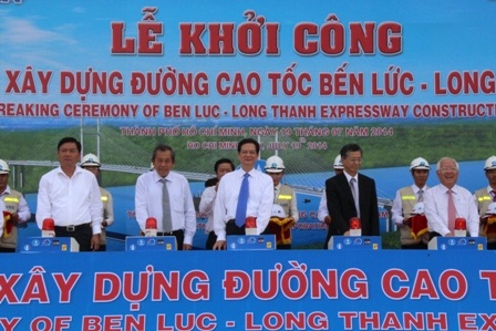 Khởi công Dự án đường cao tốc lớn nhất miền Nam - 2 Lễ khởi công Dự án cao tốc Bến Lức - Long Thành