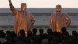 Triều Tiên khánh thành tượng đồng khổng lồ cha con ông Kim Jong-il