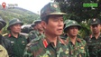 Trung tướng Nguyễn Tân Cương trao đổi công tác tìm kiếm 22 người mất tích