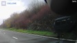 Khoảnh khắc xe ô tô của sao trẻ Arsenal bị mất lái trên đường cao tốc