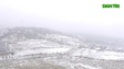 Tuyết rơi phủ trắng Y Tý nhìn từ camera bay