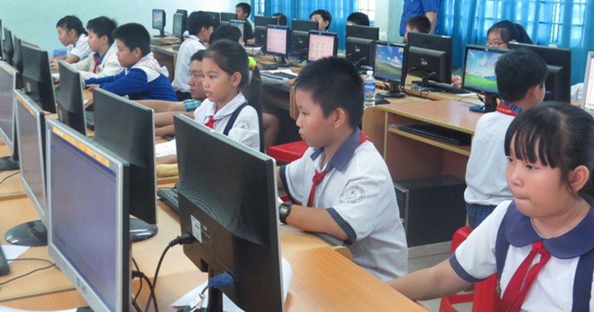 Chương trình GDPT mới: Tin học là môn học bắt buộc đối với học sinh lớp 3 |  Báo Dân trí