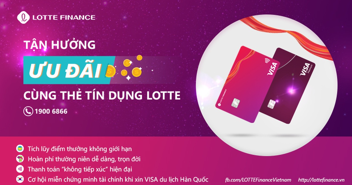 Lotte Finance Ra Mắt Thẻ Tín Dụng Hoàn Phí Thường Niên Trọn Đời | Báo Dân  Trí