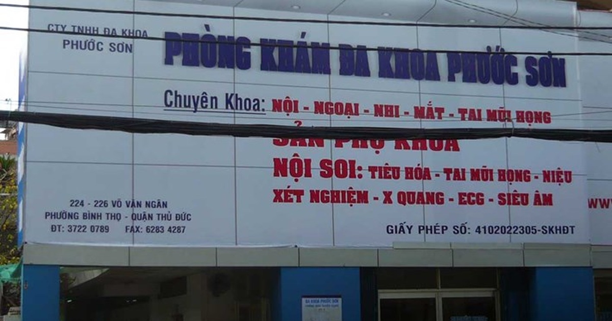 Bắt quả tang phòng khám 