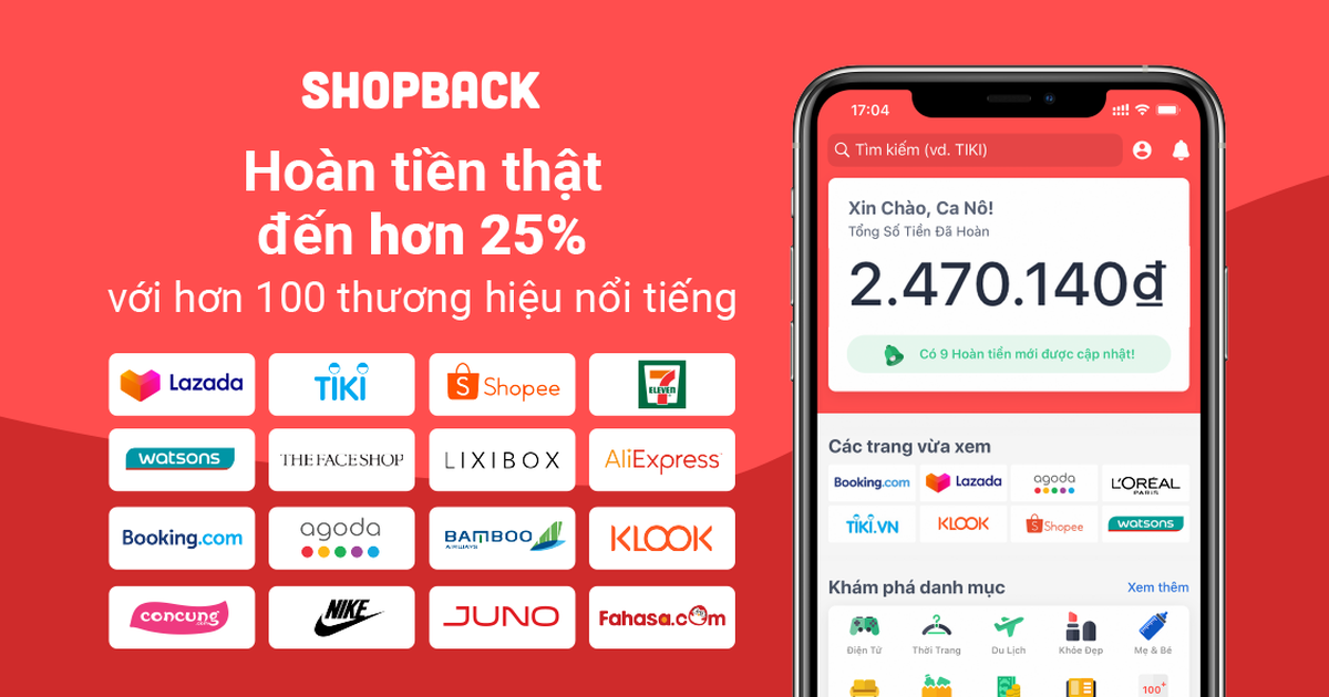 Shopback - Một Trong Những Giải Pháp Mua Sắm Thông Minh Hàng Đầu Châu Á Có  Mặt Ở Việt Nam | Báo Dân Trí