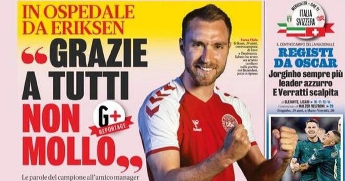 Eriksen: "Tôi sẽ không từ bỏ bóng đá" - Vimarsana News