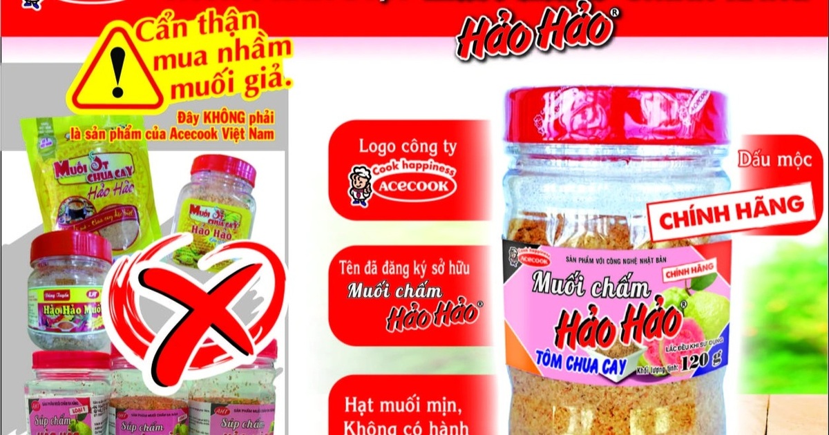 Muối chấm Hảo Hảo bài trừ hàng giả! - Vimarsana News