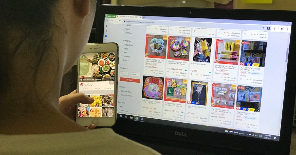 Chị em đổ xô lên chợ online sắm lễ Rằm tháng 7 - Vimarsana News
