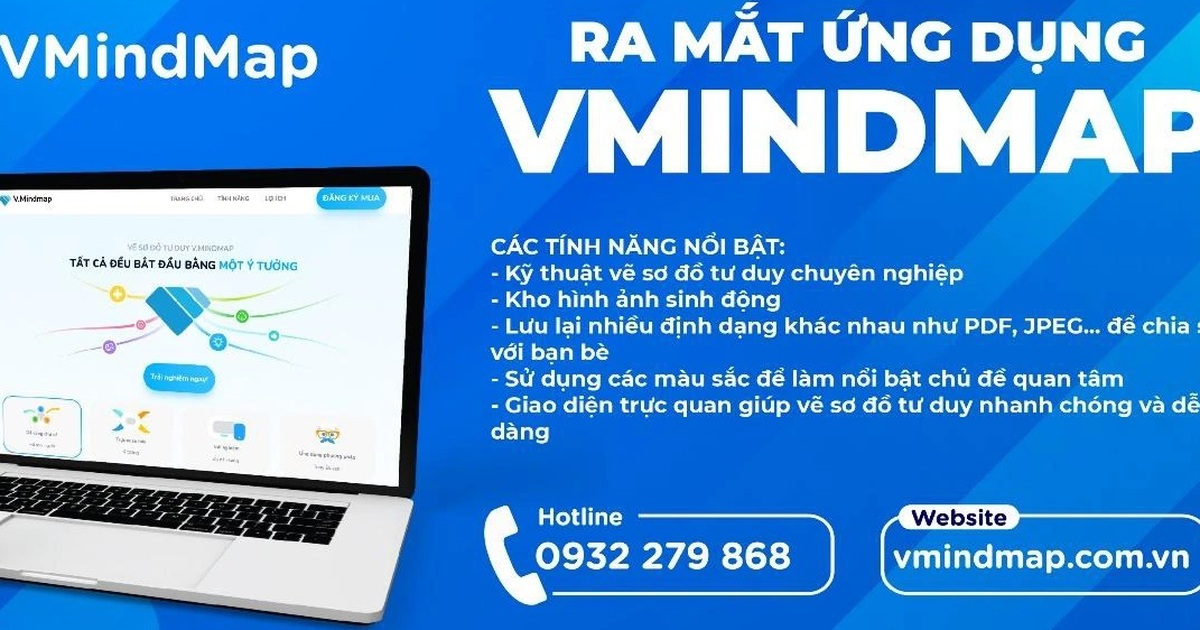 Ra mắt ứng dụng VMindMap hỗ trợ học tập và làm việc hiệu quả | Báo Dân trí