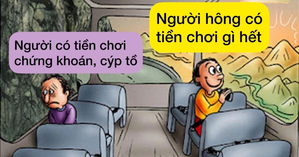 Dân mạng chế ảnh hài hước về tình cảnh lao dốc của chứng khoán và tiền số