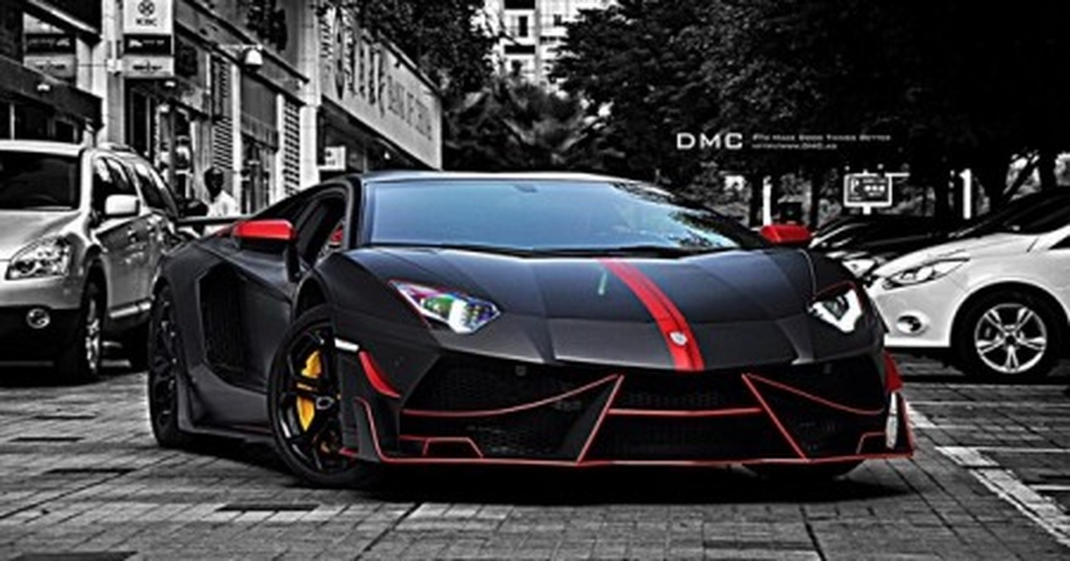 Lamborghini Aventador độ phong cách người dơi | Báo Dân trí