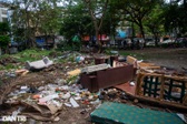 Neglected Hanoi park falls into disrepair