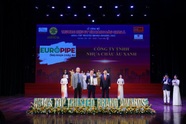 EUROPIPE nhận giải  "Top 10 thương hiệu uy tín hàng đầu châu Á"