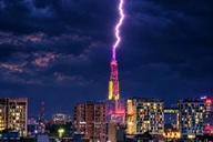 Photographer captures lightning striking Vietnam’s tallest building
