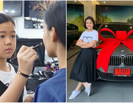 Chuyên gia trang điểm 12 tuổi tự mua xe BMW ăn mừng sinh nhật