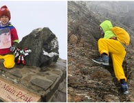 Thực hiện lời hứa với mẹ, bé 8 tuổi chinh phục đỉnh núi cao 3952 mét