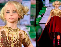 Siêu mẫu không chân 9 tuổi tự tin sải bước trên Tuần lễ thời trang New York