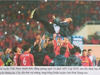 Chiến thắng của đội tuyển bóng đá Việt Nam vào đề thi Năng khiếu Ảnh báo chí 2019