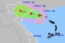 Bão số 2 suy yếu thành áp thấp nhiệt đới, đi vào Quảng Ninh