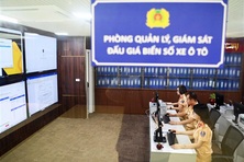 Đấu giá biển số xe được đưa vào dự thảo Luật TTATGT đường bộ