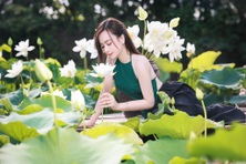 Tấp nập chụp ảnh mùa sen, thu nhập vài chục triệu/tháng không hết việc