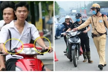 Các mức phạt khi không có bằng lái xe, gương chiếu hậu hoặc bảo hiểm xe máy