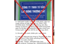 Cảnh giác thủ đoạn lừa đảo xuất khẩu lao động trên không gian mạng