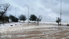 Storm Trami brings heavy rainfall and strong winds to Thua Thien-Hue