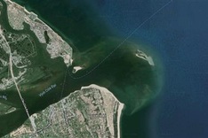 Sand bar emerges at Hoi An beach