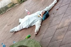 Health workers exhausted under hot weather