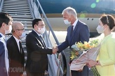 NA Chairman arrives in Brussels, beginning working visit to EP, Belgium