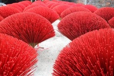 Quang Nam’s incense making village busy ahead of Tet