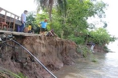 Low-lying Mekong Delta deals with worsening land subsidence