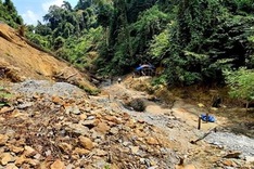 Illegal gold mines in Song Thanh National Park to be destroyed in April