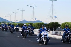 Motorcycle parade held in Nha Trang