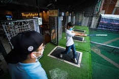 Coffee shop provides space for baseball players in HCM City