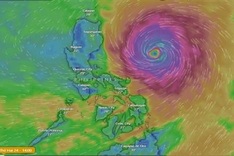 Storm Doksuri forecasted to enter the East Sea
