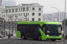 Hanoi launches electric bus trial