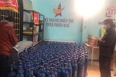 First oxygen ATM for Covid-19 treatment launched in Hue