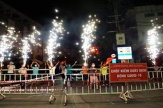 Danang residents celebrate after lockdown lifted