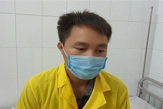 Ethnic man calls for help for ill daughter