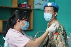 UN peacekeepers vaccinated in Vietnam ahead South Sudan mission